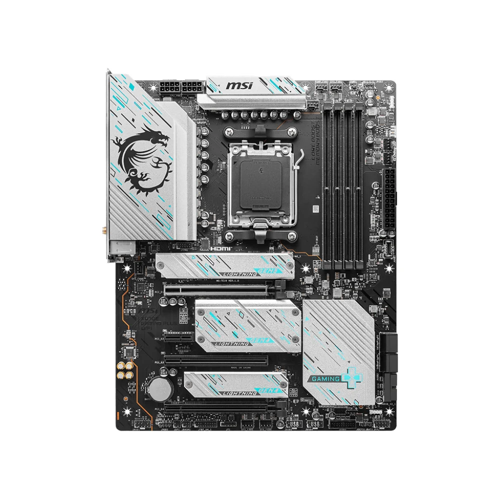 MSI Motherboard X670E GAMING PLUS WIFI DDR5 For AMD view 2